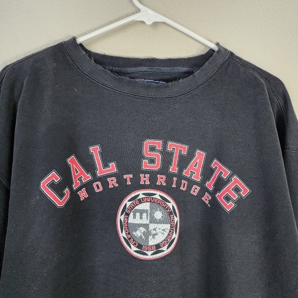 CAL STATE NORTHERN x JANSPORT x VINTAGE‎ 90s Collegiate crewneck L - Picture 4 of 8